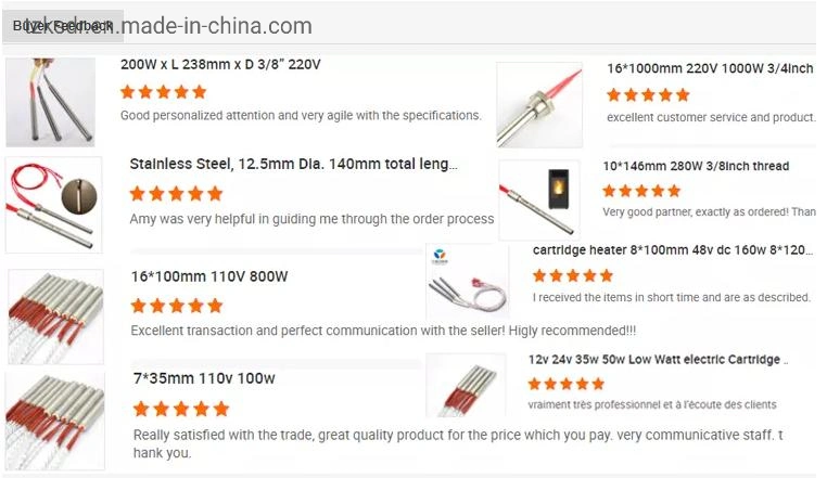 Customized 12V 24V 48V 220V 20W 40W 60W 80W 100W 200W Industrial Stainless Steel Electric Heating Element Cartridge Heaters