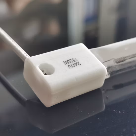 U 字型ルビーリフレクターハロゲンランプ赤外線発熱体オーブンバーベキュー用